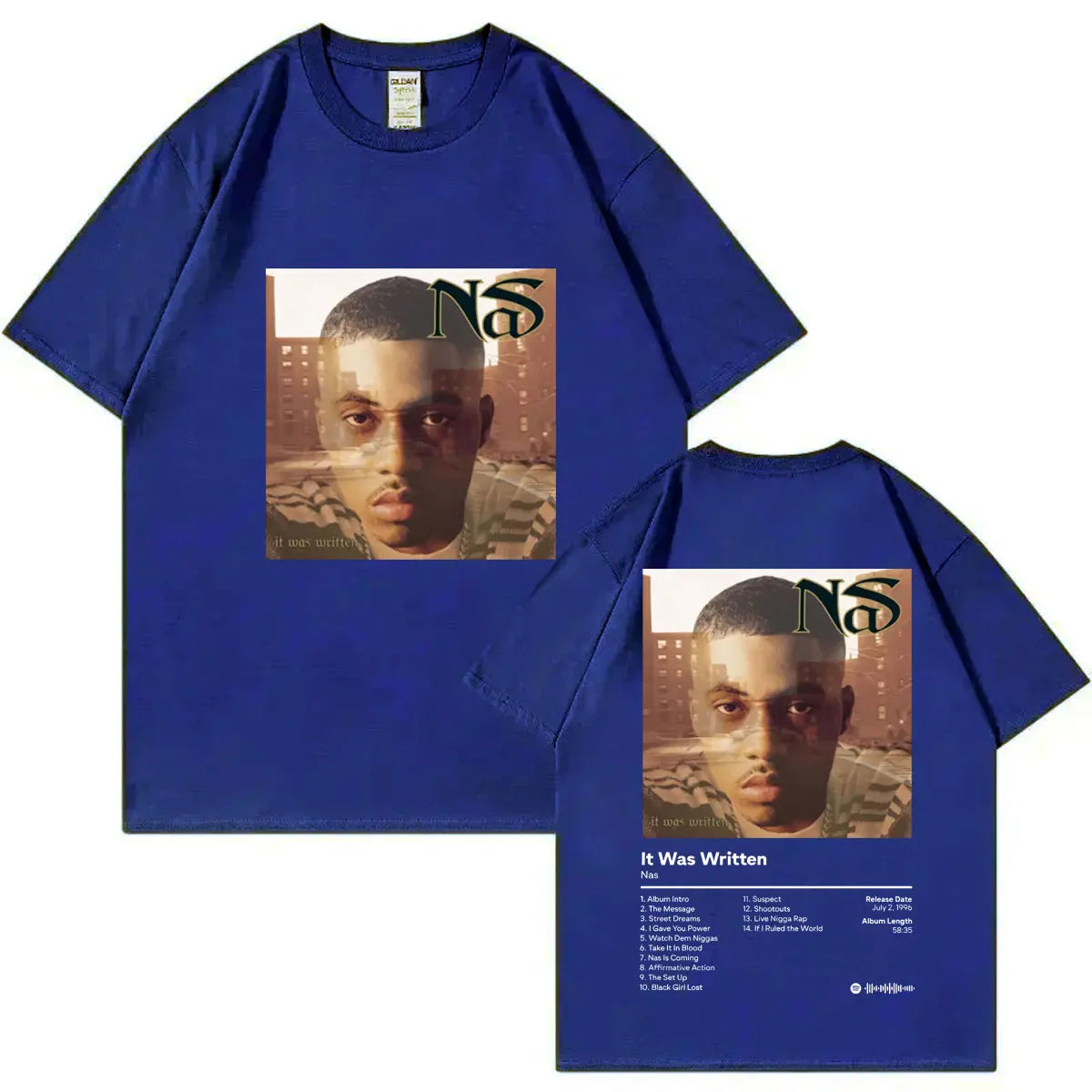 NaS T-Shirt from The Escobar Collection – 90s Hip-Hop Streetwear