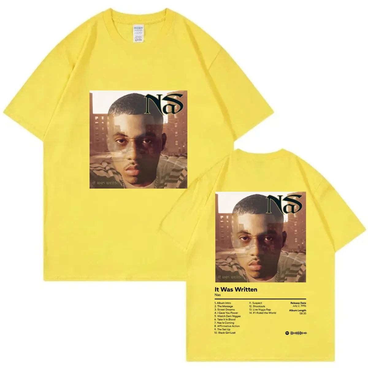 NaS T-Shirt from The Escobar Collection – 90s Hip-Hop Streetwear