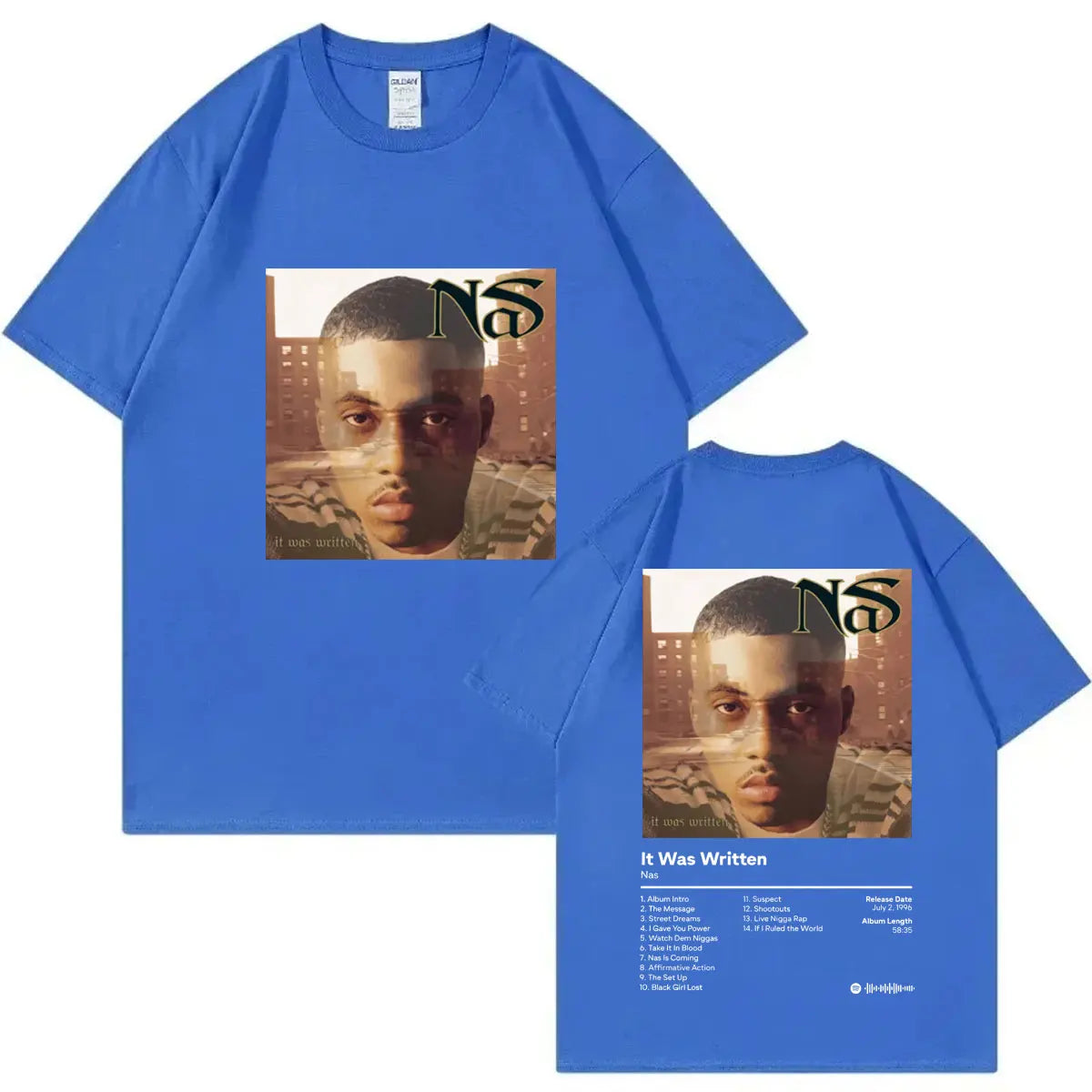 NaS T-Shirt from The Escobar Collection – 90s Hip-Hop Streetwear