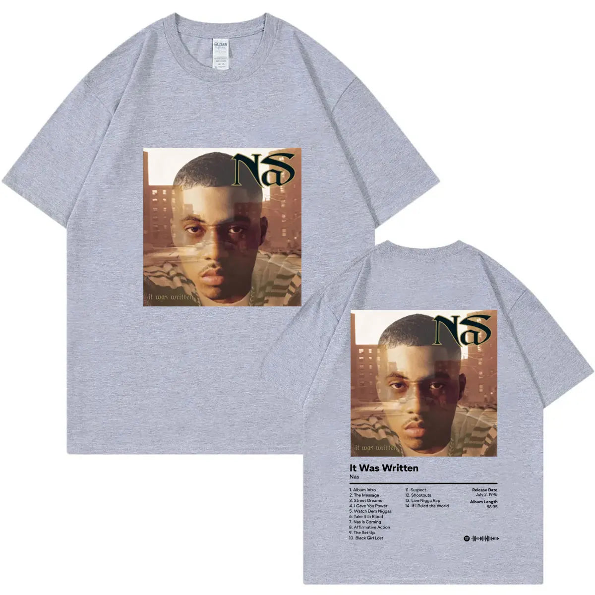 NaS T-Shirt from The Escobar Collection – 90s Hip-Hop Streetwear
